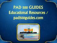 PAD 500 GUIDES  Educational Resources - pad500guides.com