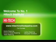 Hi-Tech Laptop  Hardware Repairing  Course in Patna, Bihar