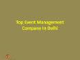 Marriage Event Management Companies In Delhi PowerPoint PPT Presentation