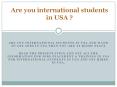 Jobs for international students in usa PowerPoint PPT Presentation