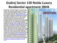 Godrej Sector 150 Noida Luxury Residential apartment 2BHK