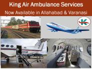 Get King Air Ambulance Services in Varanasi