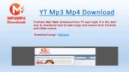 YT mp3 mp4 Download Songs