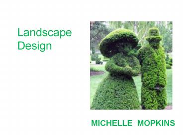 Economic Value of Landscape design | Michelle Mopkins