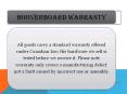 Hooverboard Self Balancing scooters Warranty PowerPoint PPT Presentation