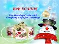 Communicate Your Greetings with Holiday Cards with Company Logo PowerPoint PPT Presentation