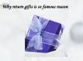 return gifts PowerPoint PPT Presentation