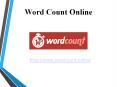 Word Count Online Provide Some Advantages of Writing Blog PowerPoint PPT Presentation