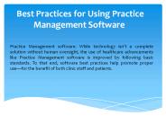 Best Practices for Using Practice Management Software 