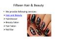 Fifteen Hair & Beauty PowerPoint PPT Presentation