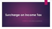 Surcharge on income tax