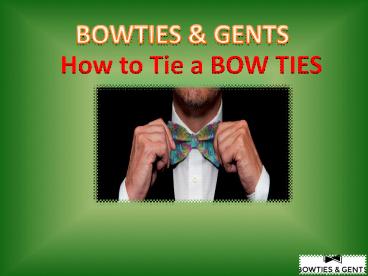 Formal Bow Ties For Men And Boys In UAE