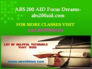ACCT 504 MART Focus Dreams-Acct504mart.com