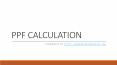 PPF Calculator Online PowerPoint PPT Presentation