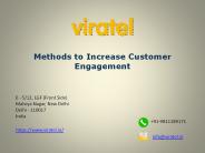 Methods to Increase Customer Engagement