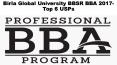 Birla Global University BBSR BBA 2017-Top 6 USPs PowerPoint PPT Presentation