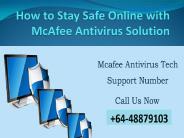 How to Stay Safe Online with McAfee Antivirus Solution?