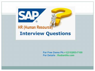 sap hr online trai training