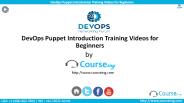 DevOps Training DevOps Puppet Introduction