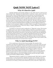 Do You Want To Quit Smoking?