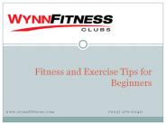 Fitness and Exercise Tips for Beginners.pptx