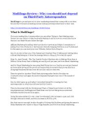 MailZingo REVIEW - DEMO of MailZingo