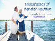 Importance of Pension Review