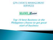 Starting a Business in the Philippines