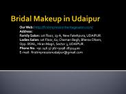 Bridal Makeup in Udaipur - First Impression