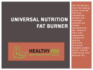 Does Universal Nutrition Fat Burner Actually Work?