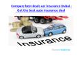 Compare best deals car insurance Dubai