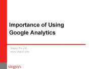 Importance of Using Google Analytics