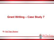 Grant Writing – Case Study 7 (1)
