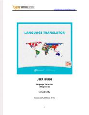 Language Translator Magento 2 Extension