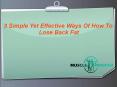 The Best Ways To Lose Your Back Fat PowerPoint PPT Presentation