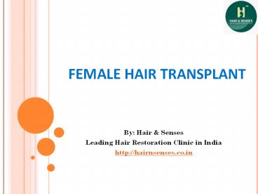 Hair Transplant in Women