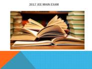 2017 JEE Main Exam