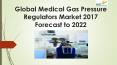 Global Medical Gas Pressure Regulators Market 2017 Forecast 2022 PowerPoint PPT Presentation