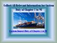 Collect All Relevant Information for Custom Duty of Chapter 1 to 98 PowerPoint PPT Presentation