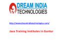 Java Training Institutes in Guntur|Java Course Training in Guntur (1) PowerPoint PPT Presentation