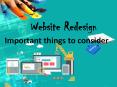 Important things to consider for redesign your website PowerPoint PPT Presentation
