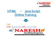 HTML and Java Script Online Training in India