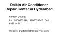 Daikin air conditioner repair center in hyderabad PowerPoint PPT Presentation