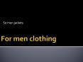 For men clothing PowerPoint PPT Presentation