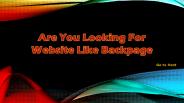 Website Like Backpage