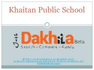 Khaitan Public School Sahibabad