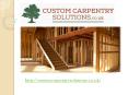 Custom Carpentry Solutions PowerPoint PPT Presentation