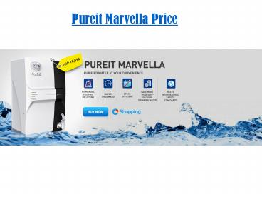 Pureit Marvella Price