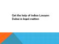 Indian Lawyers Dubai (1) PowerPoint PPT Presentation