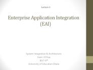 Enterprise Application Integration